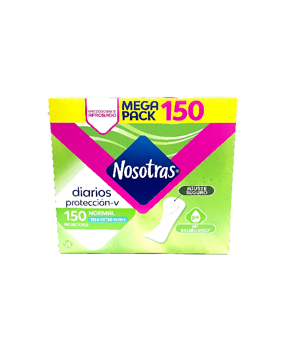 PROTECTORES DIARIOS NOSOTRAS MULTIESTILO CAJA  X 150 UNDS